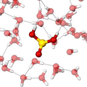 Molecular acids and metals in hydrothermal media