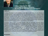 Special Earth Day Lecture by Prof. John Cherry